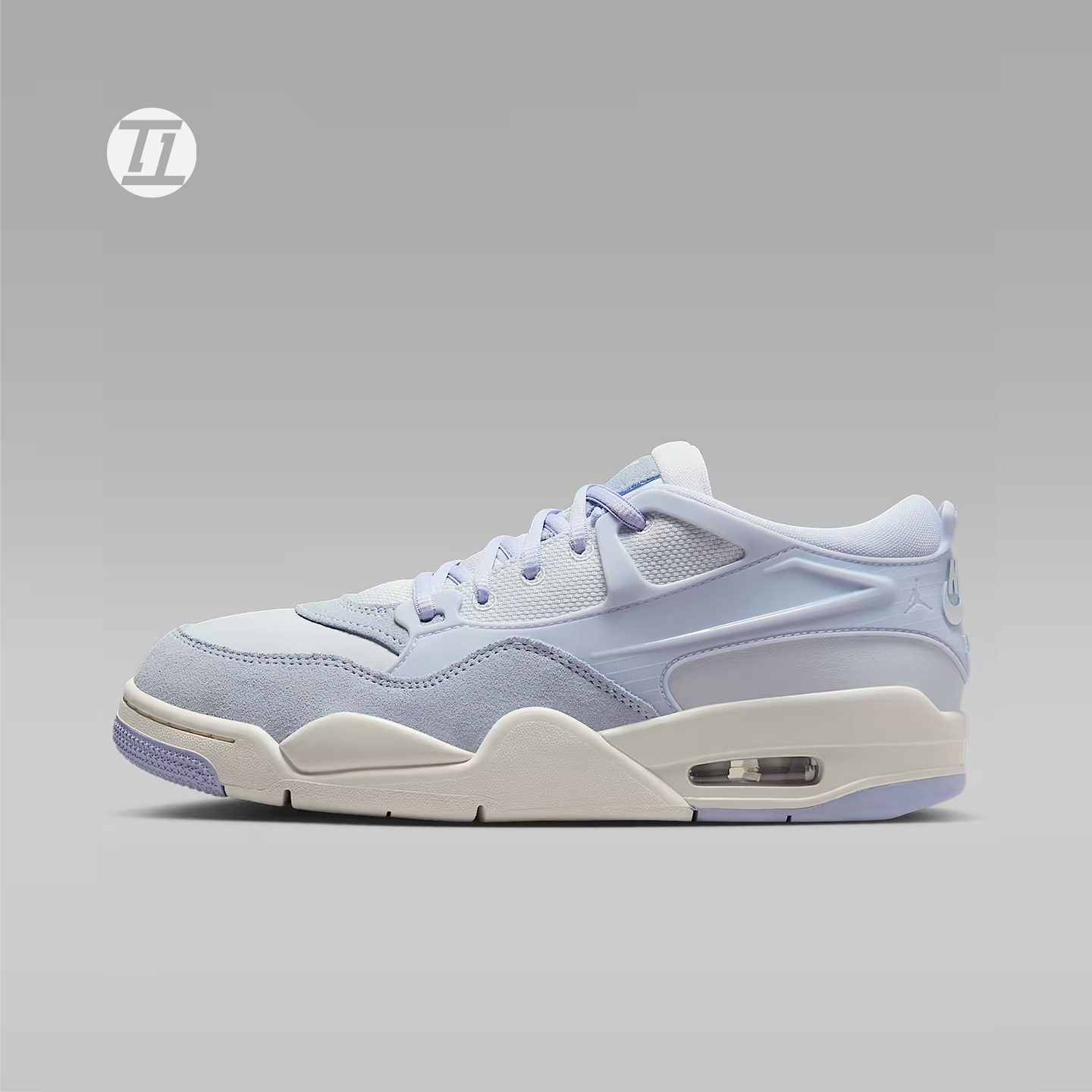 耐克AIR JORDAN 4 AJ4低帮白蓝女子休闲复古经典篮球鞋FQ7940-010