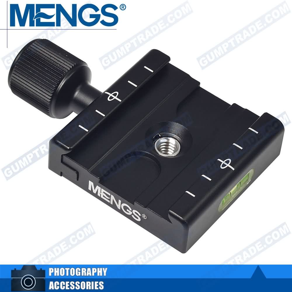 MENGS CL-50C 铝合金快装板夹座 阿卡雅佳云台三脚架微单单反相机