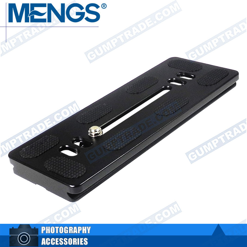 MENGS PU-120 120mm快装板阿卡雅佳夹座相机云台三脚架配件CNC