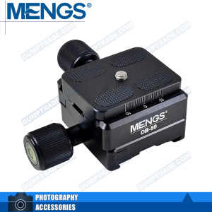 MENGS DB-50 铝合金双面双向快装板夹座带CNC阿卡雅佳云台三脚架