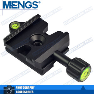 MENGS DC-50A 快装板适用曼富图200PL转阿卡雅佳夹座三脚架云台