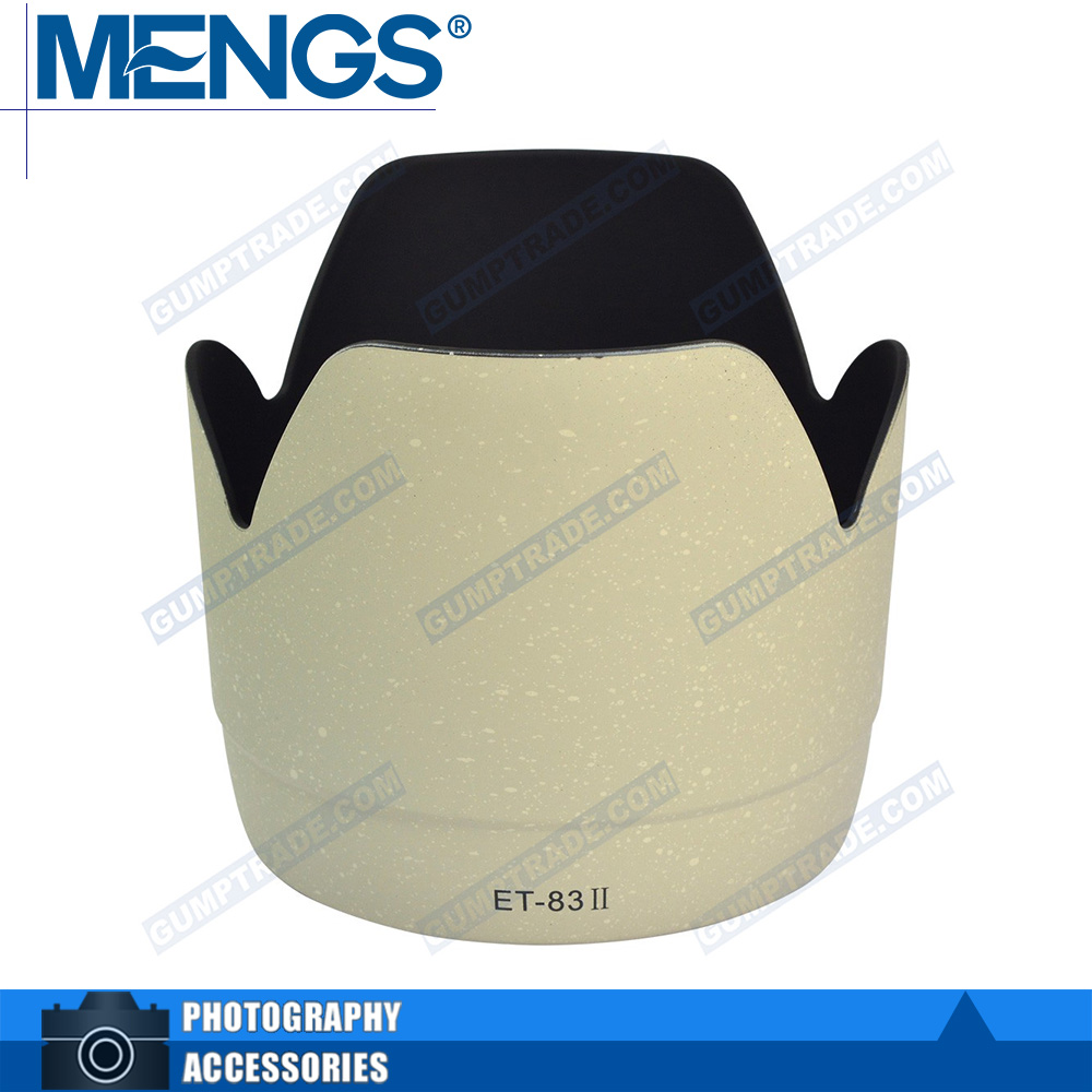 MENGS 佳能遮光罩ET-83II EF70-200mm2.8 70-200小白遮光罩银白色