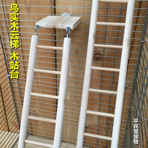 鹦鹉鸟类用品攀爬玩具梯子站架