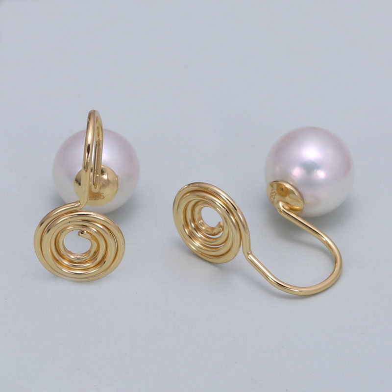 s925纯银耳夹手工diy制作