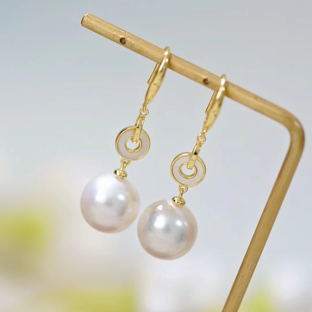 s925纯银银饰耳饰配件 珍珠饰品diy手工制作耳钩耳坠半成品耳环