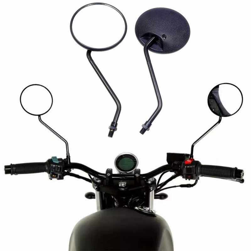 复古GN/CG125摩托车配件改装通用凸面镜大镜面后视镜反光镜大视野