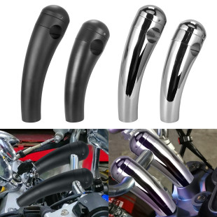 摩托车哈雷巡航太子车复古改装 车把座龙头加高立柱方向把固定压码