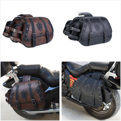 摩托车复古改装边包马鞍包挂包