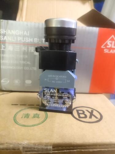 SLAN LAY39 SLA9B-LAY37SLA7-11DZS带灯按钮开关自锁带锁12V24V22