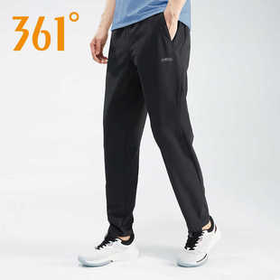 梭织速干透气直筒宽松百搭休闲长裤 361度运动裤 新款 2026夏季 男款