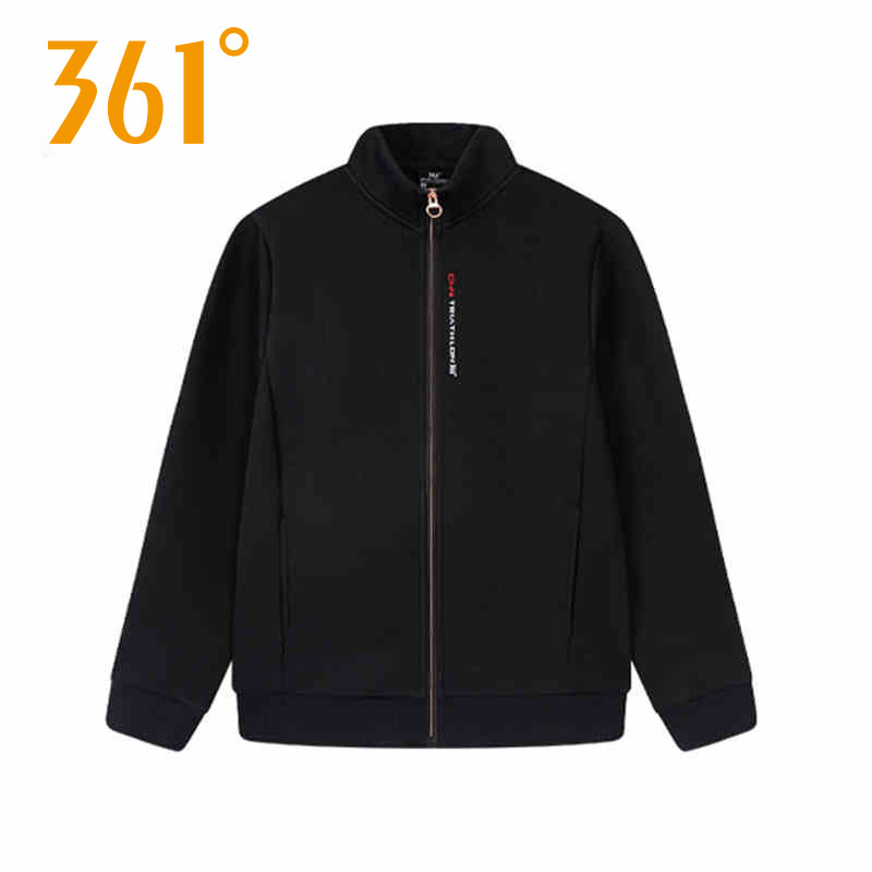 361度针织外套女2025秋季新款立领开衫卫衣运动上衣女562514013A