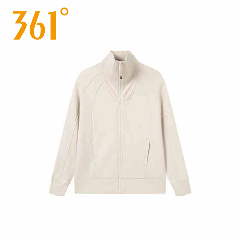 361度开襟卫衣舒适百搭运动卫衣