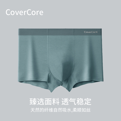 柔软面料抗菌无痕高支奢享四角裤