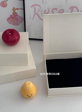 小红书同款戒指花包装礼物盒高级纯色DIY礼盒首饰盒ins磁吸纸盒空