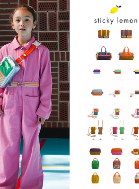 24新款荷兰Sticky Lemon小柠檬儿童书包背包腰包斜挎包 轻便防水