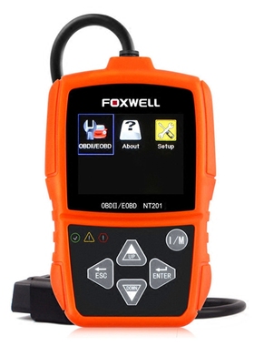 自动诊断扫描仪Foxwell NT201 OBDII CAN读码器 OBD2诊断扫描工具
