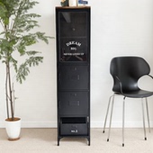 美式 工业复古铁皮柜铁柜斗柜铁艺柜子储物柜抽屉柜边柜玄关柜 风格