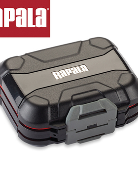 新品Rapala乐伯乐路亚工具盒密封防水储物盒便携亮片盒鱼钩盒