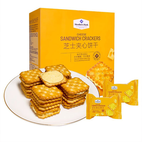 山姆代购MM芝士夹心饼干正品