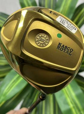 二手高尔夫球杆 95成新KASCO ROYAL龙版高尔夫男士一号木杆10度SR