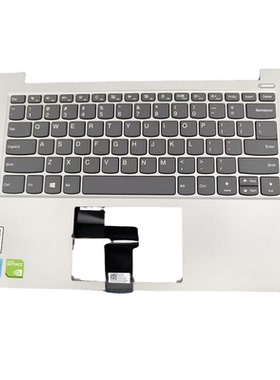 适用 联想 S340-14 C壳键盘 掌托 US 背光 铂金灰 5CB0S18555