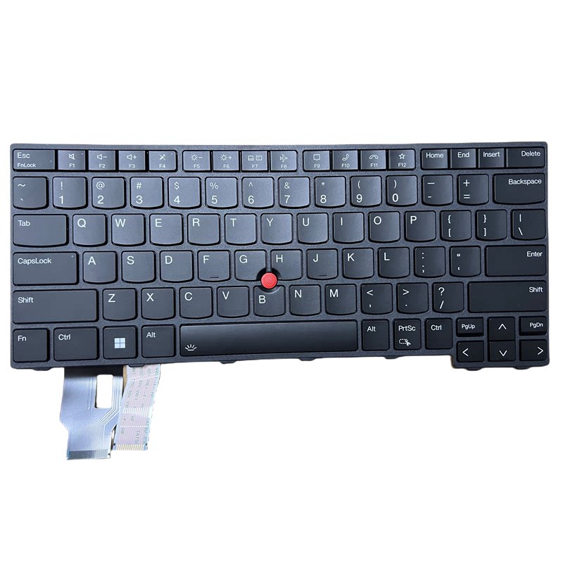 适用于thinkpad联想 t14 gen3 键盘 英文背光 黑色us 5n21e09552