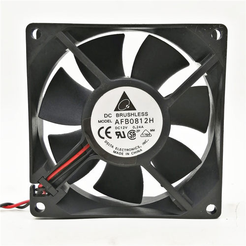 正品 AFB0812H 12V 0.24A 8cm 8025 机箱电源CPU滚珠散热风扇