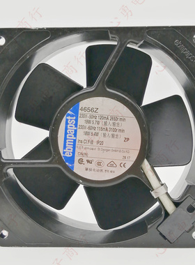 原装德国 ebmpapst 风机 4656Z 12038 12CM 230V 耐高温散热风扇