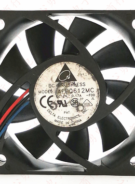 原装 AFB0612MC 6015 12V 0.17A 6cm 电源 CPU散热风扇小风机
