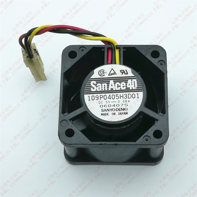 原装 三洋 SanAce40 109P0405H3D01 5V 0.68A 4028 3线 散热风扇