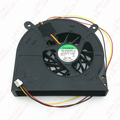 GB1209PKB1-A 12V 2W 戴尔XPS One A2420 电源供应器 3线散热风扇