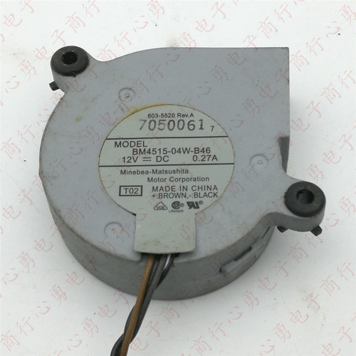 原装 NMB BM4515-04W-B46 12V 0.27A 4515 4.5CM 苹果投影机风扇