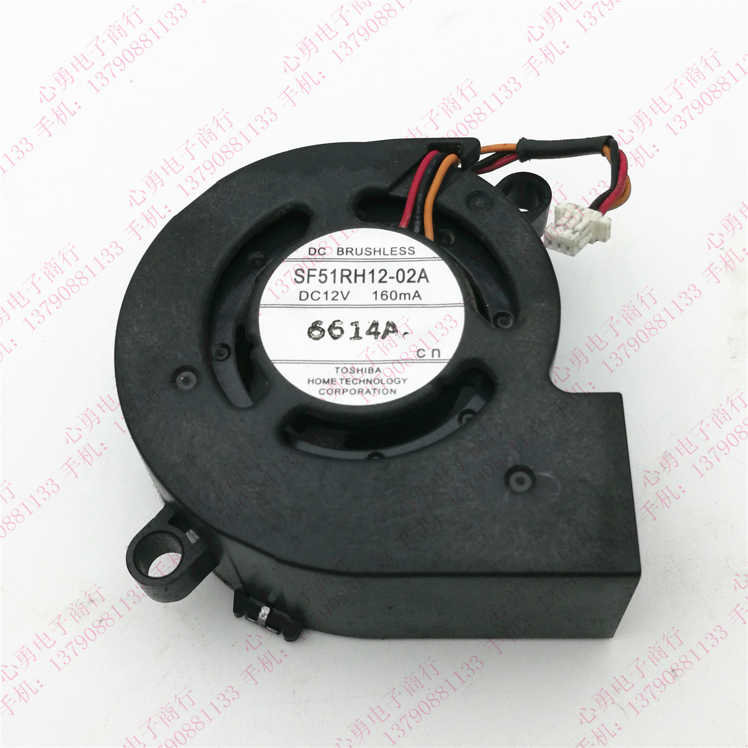 原装 东芝 SF51RH12-02A 12V 160mA 5020 3线 投影机涡轮散热风扇