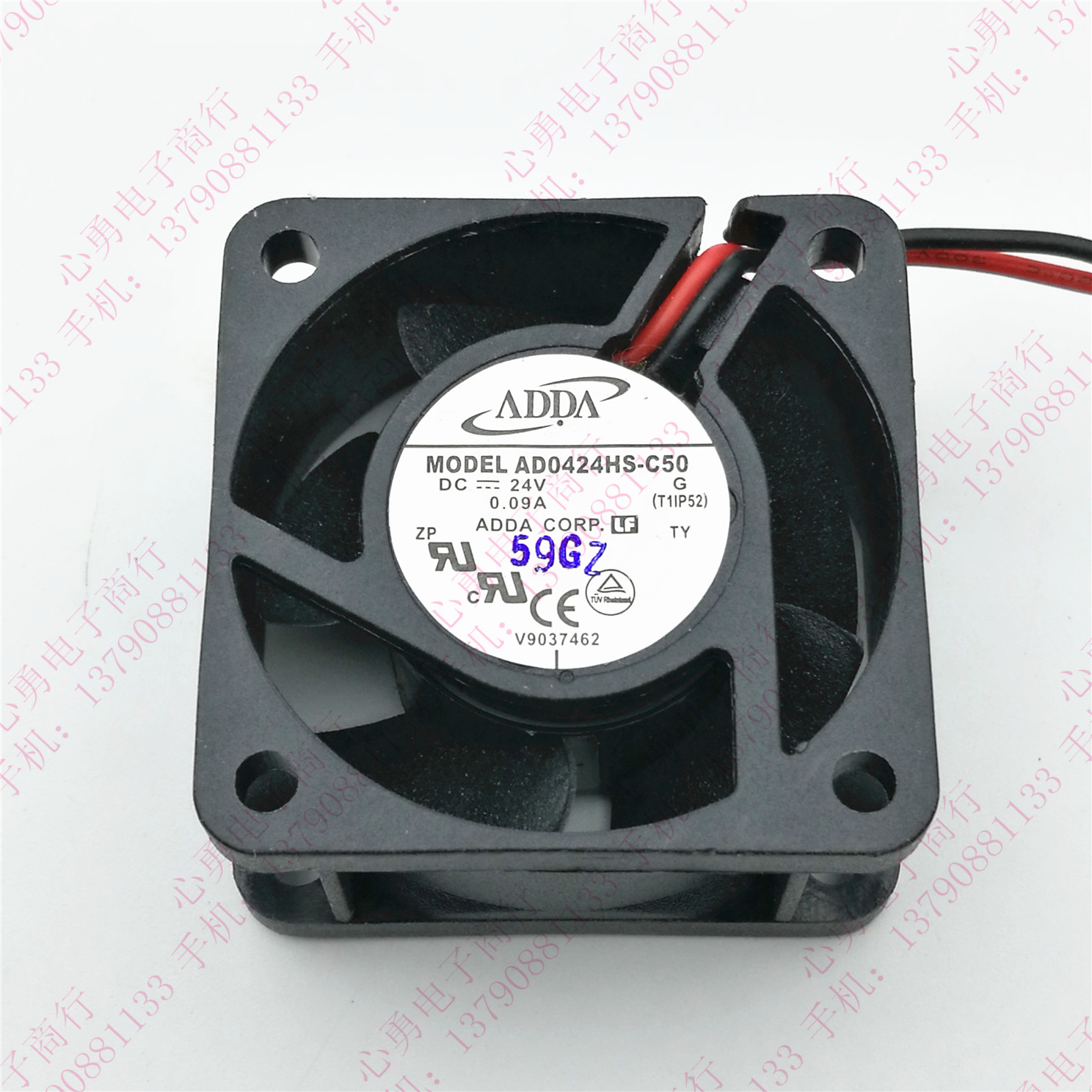 原装 ADDA AD0424HS-C50 24V 0.09A 4020 4CM 静音变频器散热风扇