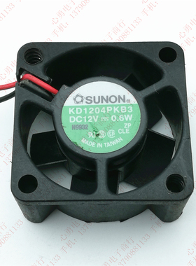 原装 SUNON KD1204PKB3 12V 0.6W 4020 4CM 静音 电源 散热风扇