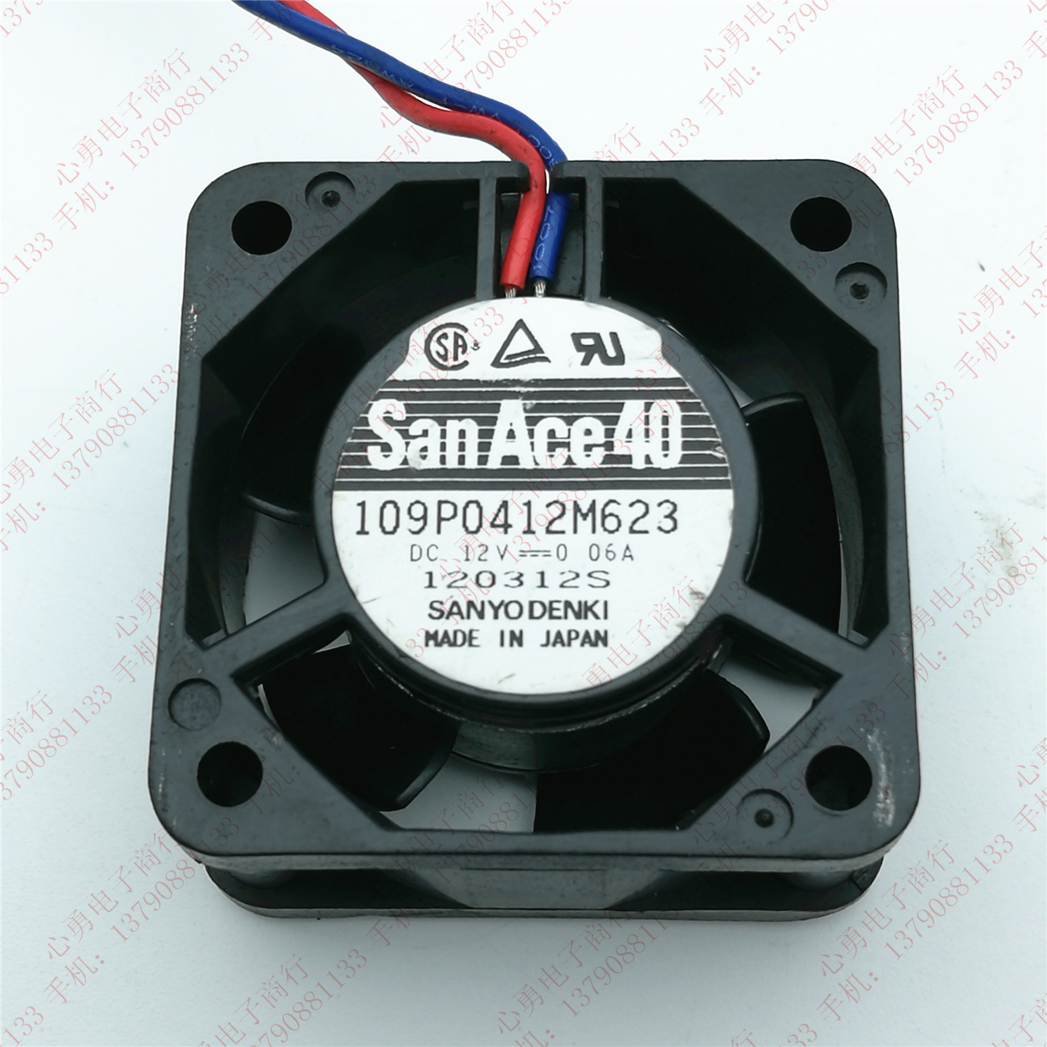 原装 三洋 109P0412M623 12V 0.06A 4020 4CM 南北桥电源散热风扇