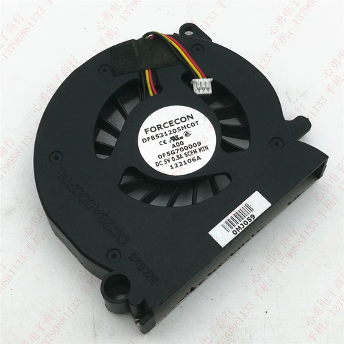 原装 FORCECON DFB531205MCOT 5V 0.5A 3线 笔记本CPU散热风扇