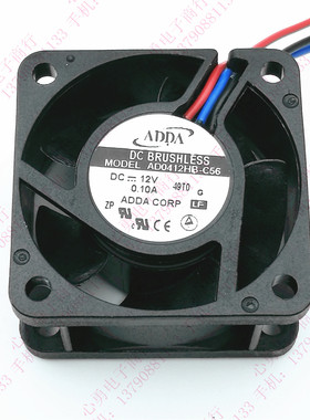 全新原装ADDA AD0412HB-C56 4020 12V 0.1A 4CM 电源 3线散热风扇