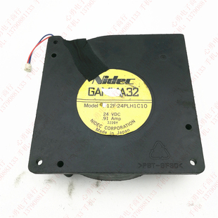 24PLH1C10 24V 0.91A 原装 12CM D12F 12032 变频器鼓风机 Nidec