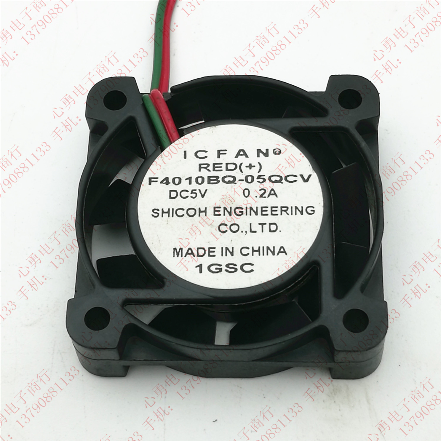 原装日本ICFAN F4010BQ-05QCV 5V 4010 0.2A 南北桥 2线散热风扇