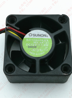 原装 SUNON KD1204PKBX 4020 12V 1.6W 4cm 测速 服务器散热风扇