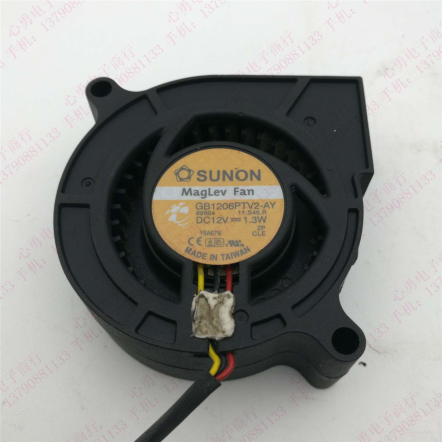 原装建准 GB1206PTV2-AY 11.S46.R 12V 1.3W 6025 投影仪散热风扇