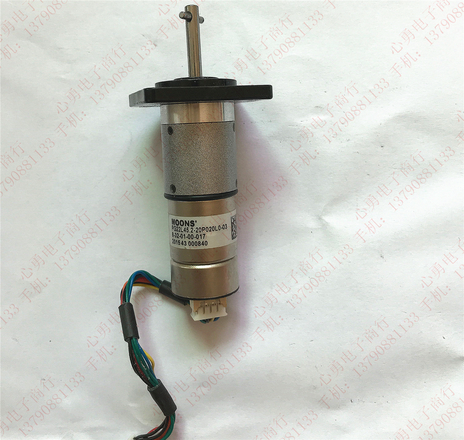 原装 MOONS PG22L45.2-20P020L0-03 20行星齿轮 减速霍尔步进电机