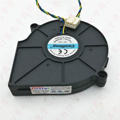 原装 Firstd FD7015M12D 12V 0.32A 7015 7CM 4线 CPU散热风扇