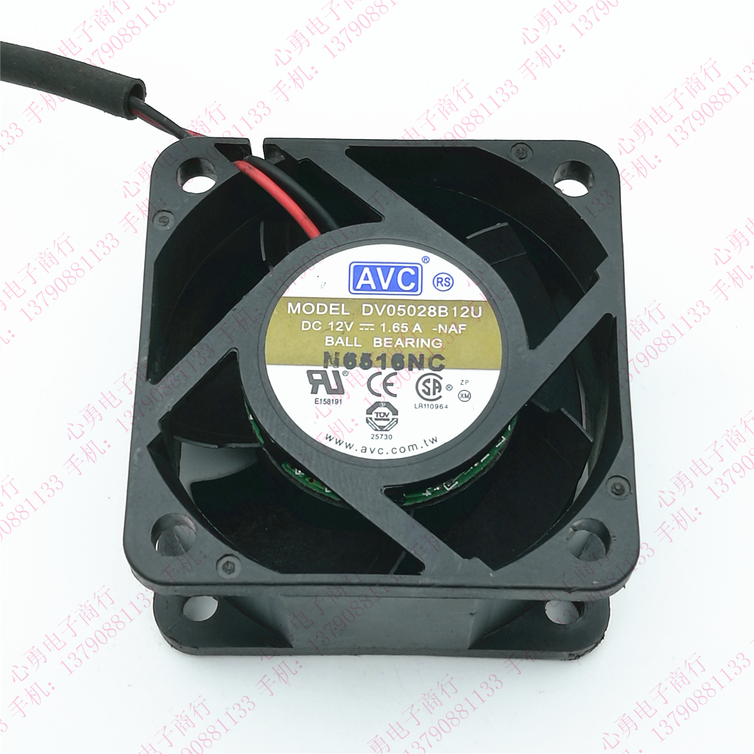 AVC DV05028B12U 12V 1.65A 5028 5CM高速速 暴力 服务器散热风扇