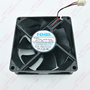 8cm 散热风扇 3110KL 变频器 0.18A 24V 8025 B60 05W NMB 原装