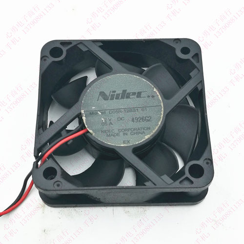 原装NIDEC D05R-12BS1 01 5015 12V 0.05A 5CM 静音电源散热风扇