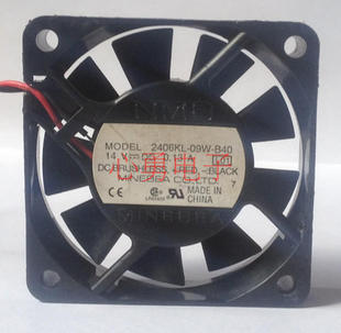 美蓓亚散热风扇2406KL 09W B40 原装 0.13A NMB DC14V 6015 正品