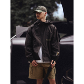 ollie 日系户外连帽薄防晒衣 新款 snap男装 宽松休闲防晒服2025夏季