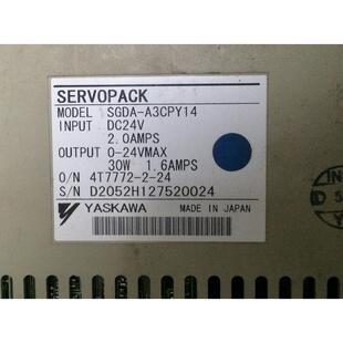 A3CPY14 二手安川驱动器 SGDA 首单优惠